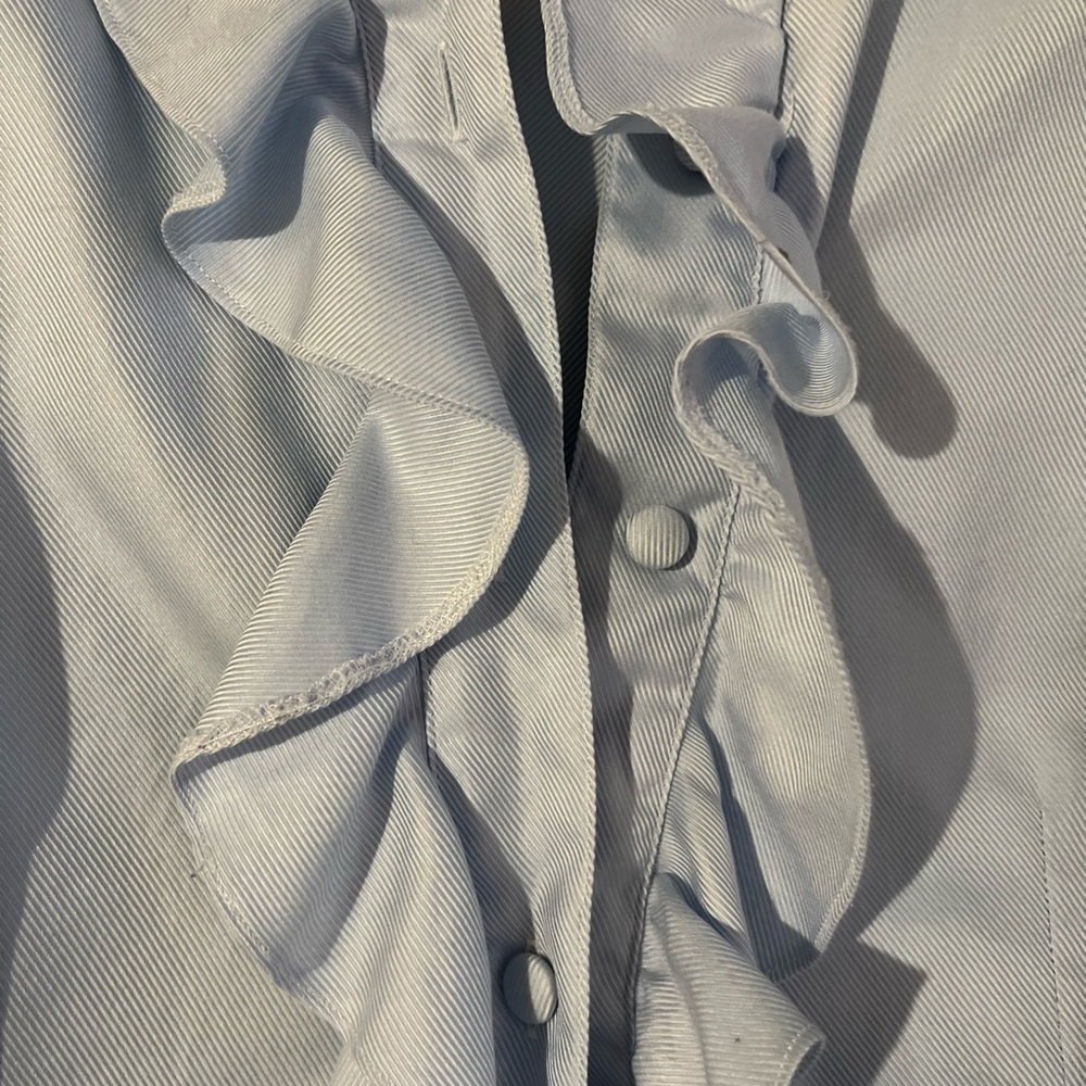 Alain Figaret ruffle blouse sz 6